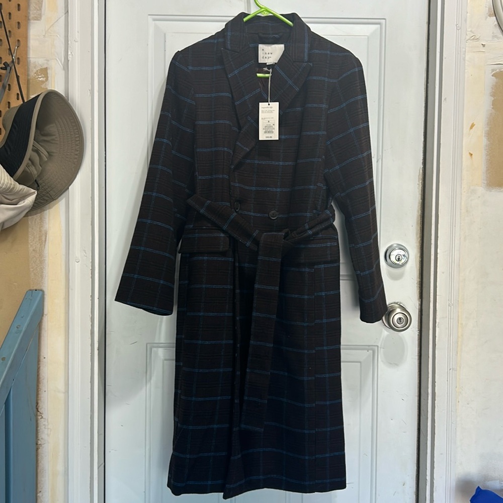 A new day 10% wool coat